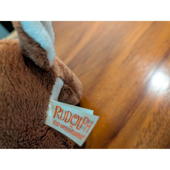 Dan Dee Rudolph Plush Collectible Reindeer With Red Nose & Plaid Scarf 11" - Picture 4 of 10